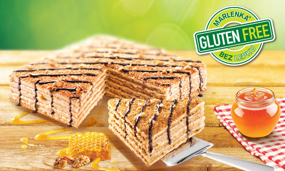 New product launch - Gluten-free honey cake MARLENKA® with nuts
