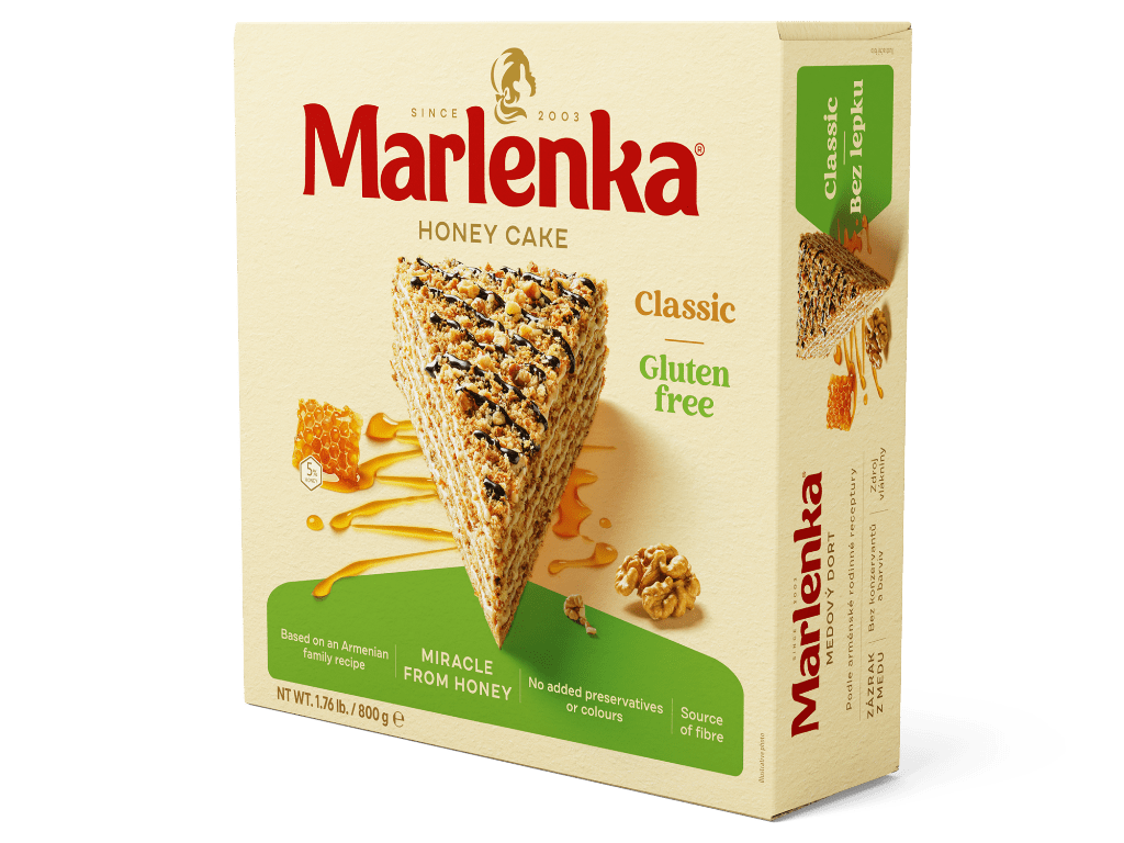 Gluten-Free Honey Cake with walnuts