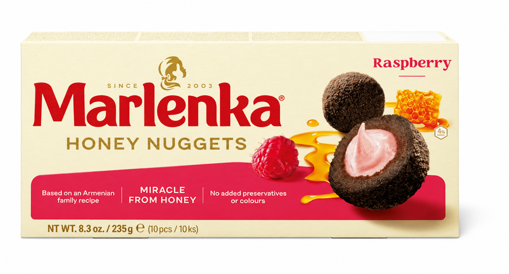 Raspberry Honey Nuggets