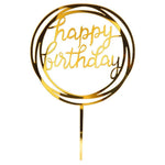 Happy Birthday Luxury Cake Topper - MARLENKA Enterprises